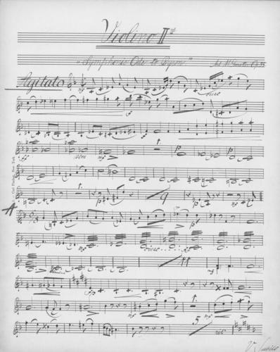 Opus 35 Symphonic ode to Byron: 2nd violin