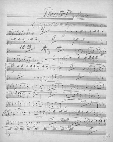 Opus 35 Symphonic ode to Byron: 1st flute