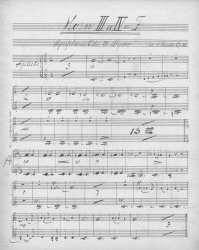Opus 35 Symphonic ode to Byron: 3rd and 4th horn