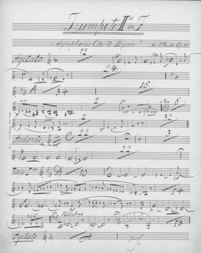 Opus 35 Symphonic ode to Byron: 2nd trumpet