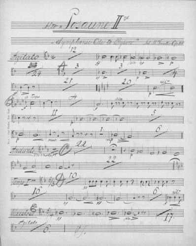 Opus 35 Symphonic ode to Byron: 2nd trombone