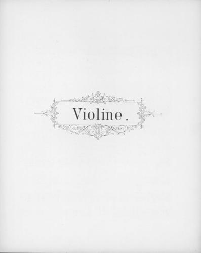 Opus 36 Suite fur Violine und Klavier no. 1 Novelette: violin