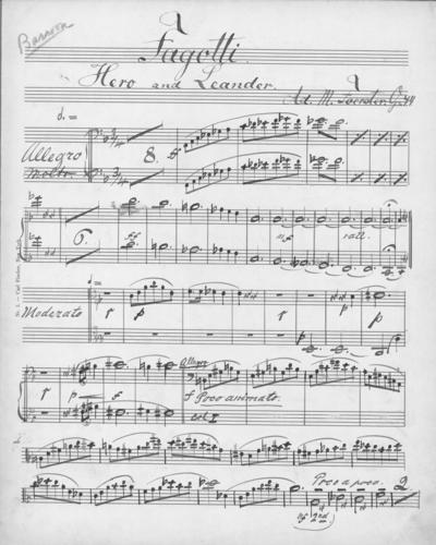 Opus 44 Hero and Leander: 1st and 2nd bassoon