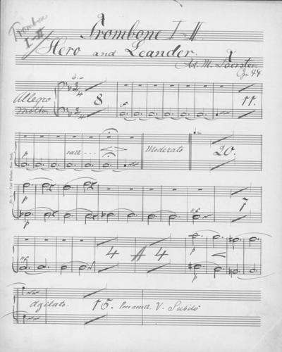 Opus 44 Hero and Leander: 1st and 2nd trombone
