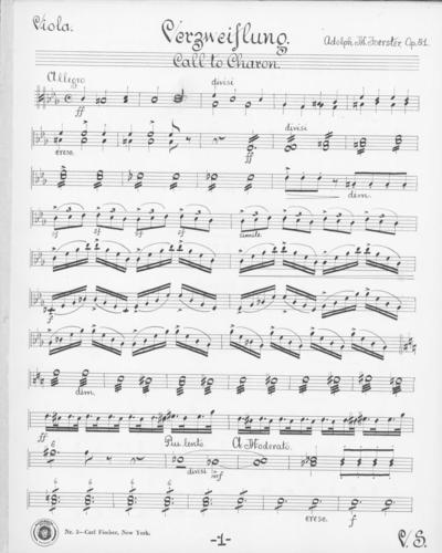 Opus 51 Verzweiflung: viola