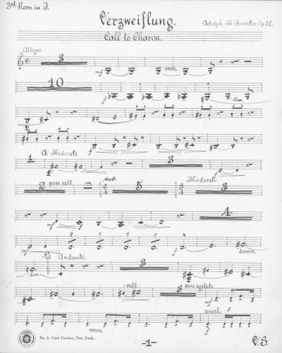 Opus 51 Verzweiflung: 3rd horn