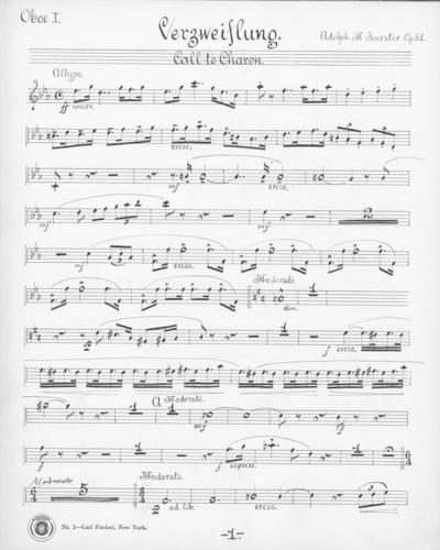 Opus 51 Verzweiflung: 1st oboe