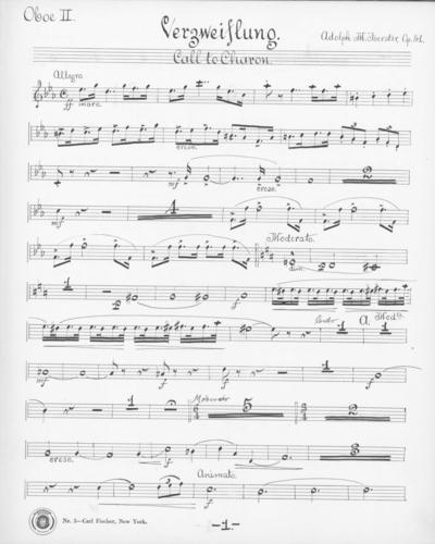 Opus 51 Verzweiflung: 2nd oboe