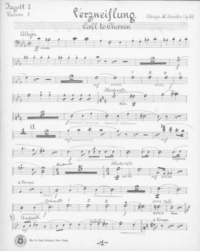 Opus 51 Verzweiflung: 1st bassoon