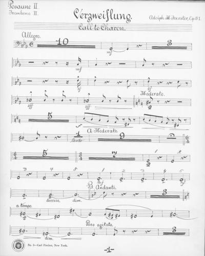 Opus 51 Verzweiflung: 2nd trombone