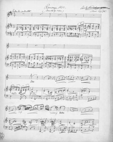 Opus 52 Romanza no. 2: score