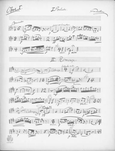 Opus 52 Concerto for violin and orchestra: 1st oboe