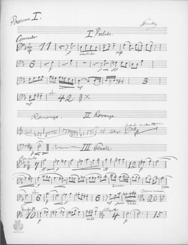 Opus 52 Concerto for violin and orchestra: 1st trombone