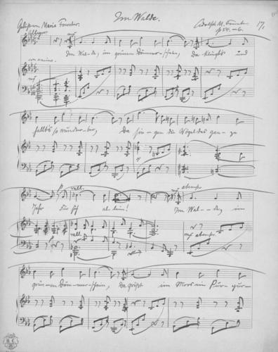 Opus 54 no. 6 Im Walde