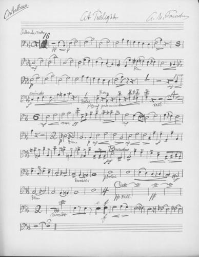 Opus 59 At twilight: bass