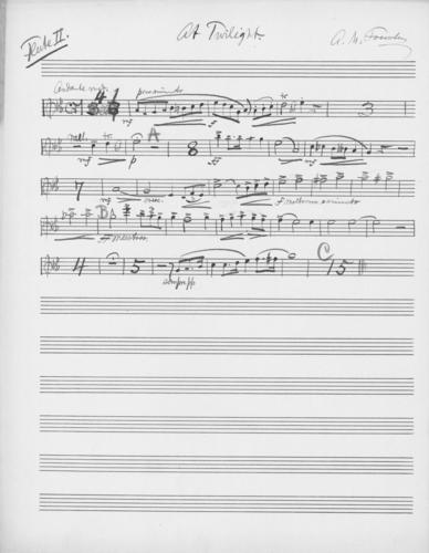 Opus 59 At twilight: 2nd flute