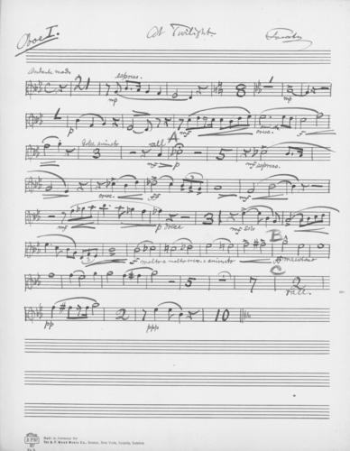 Opus 59 At twilight: 1st oboe