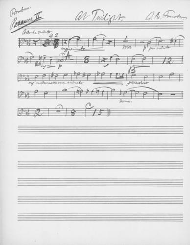 Opus 59 At twilight: 2nd trombone