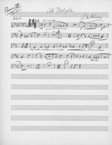 Opus 59 At twilight: 3rd trombone