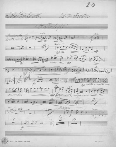 Opus 59 At twilight: soprano cornet