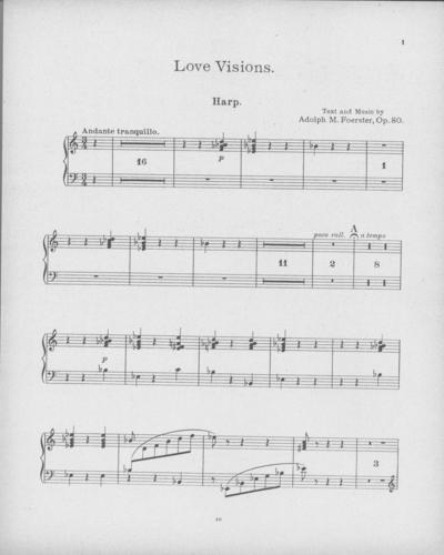 Opus 80 Love Visions: Harp