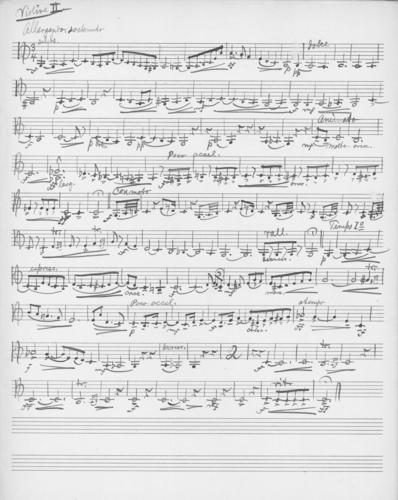 Opus 82 Lyric suite: 2nd violin