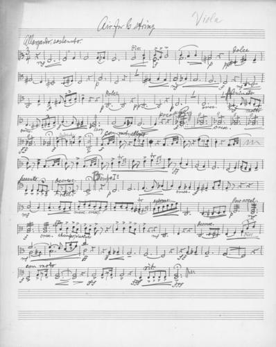 Opus 82 Lyric suite: viola