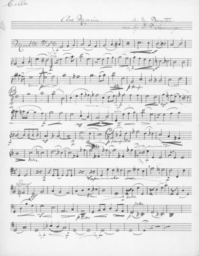 Ave Maria: cello