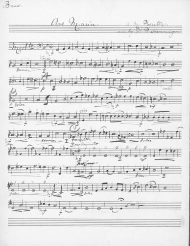 Ave Maria: bass