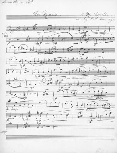 Ave Maria: cornet