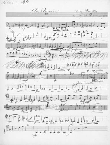 Ave Maria: clarinet