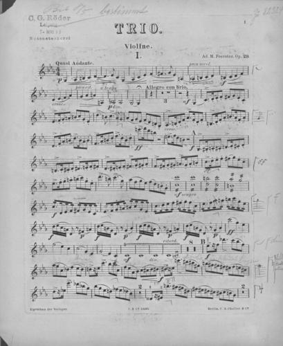 Opus 29 Trio violin