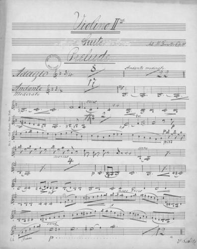 Opus 31 The falconer: 2nd violin