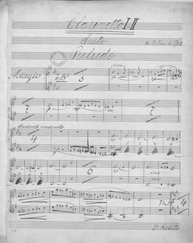 Opus 31 The falconer: 1st and 2nd clarinet