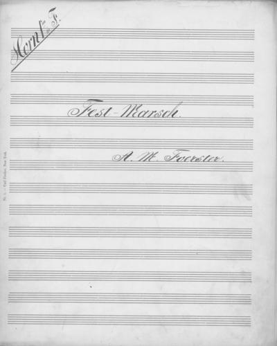 Opus 32 Festival March: 1st horn