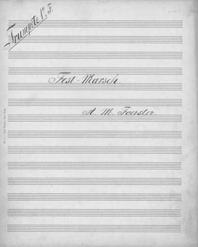 Opus 32 Festival March: 1st trumpet