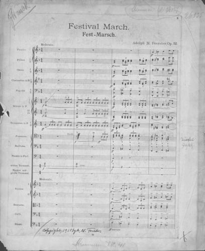 Opus 32 Festival March