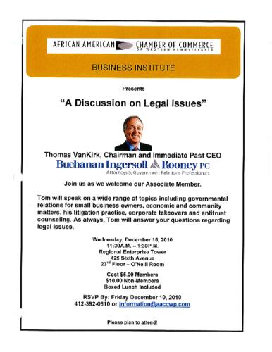 Discussion on Legal Issues-Flyer