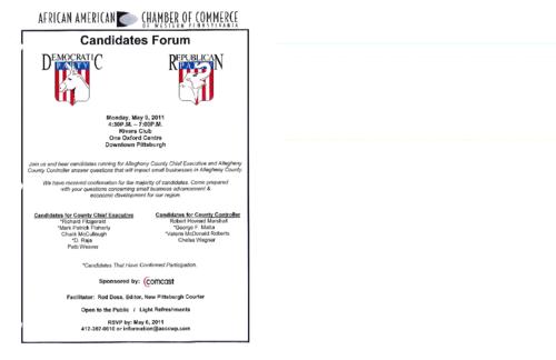 Candidates' Forum-Flyer