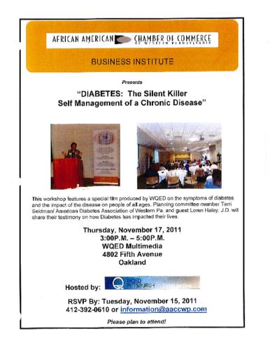 Diabetes The Silent Killer-Flyer