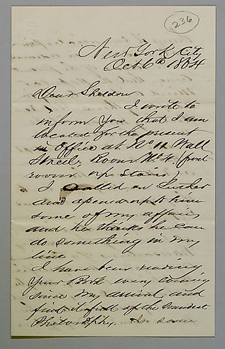 Henry S. Fitch to Dear Sheldon