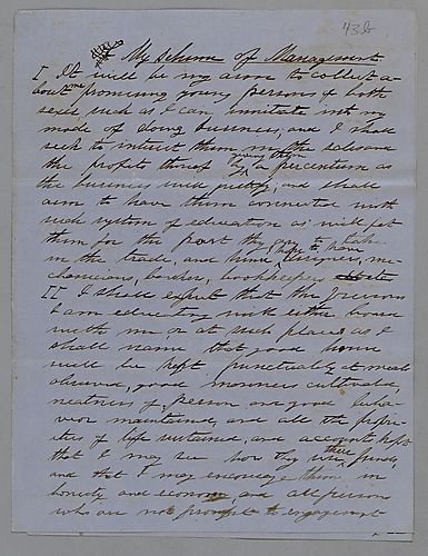 "My Scheme of Management," by J. M. Spear