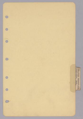 #71: Address Before the Advertising Club of Pittsburgh