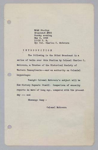 #302: Comparison of Casualty Reports in Past Wars with Those of the Current One