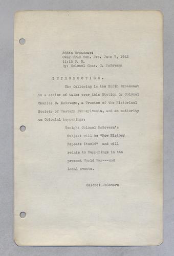 #255: Happenings in the Present World War