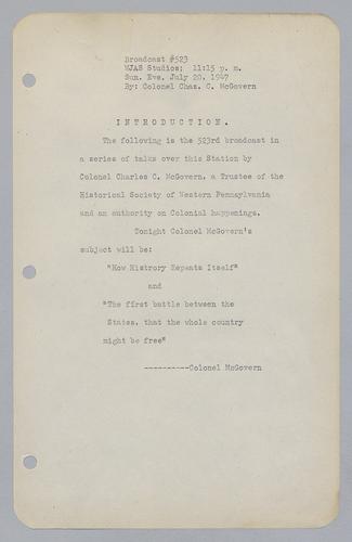 #523: The 1st Battle Between the States That the Whole Country Might Be Free