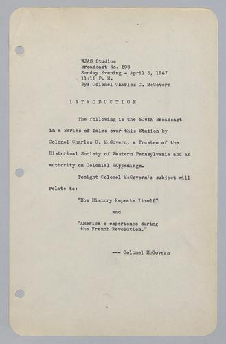 #508: America’s Experience During the French Revolution