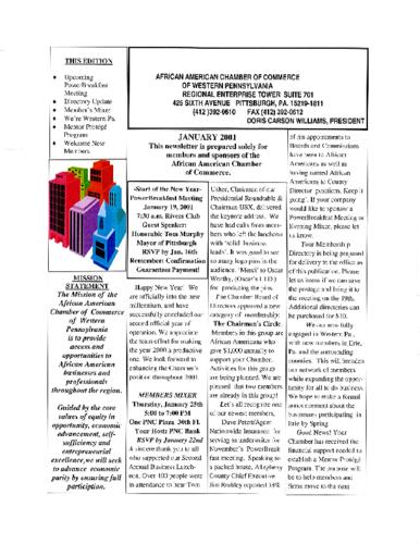 Chamber Newsletter