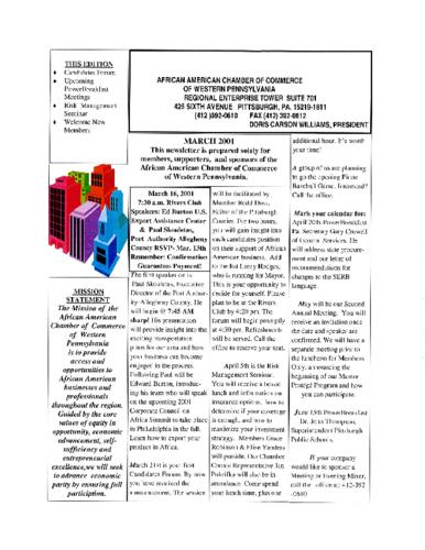 Chamber Newsletter