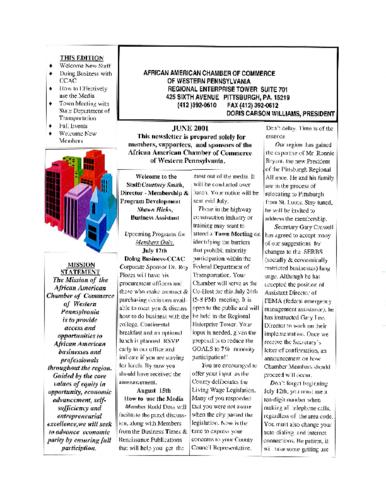 Chamber Newsletter